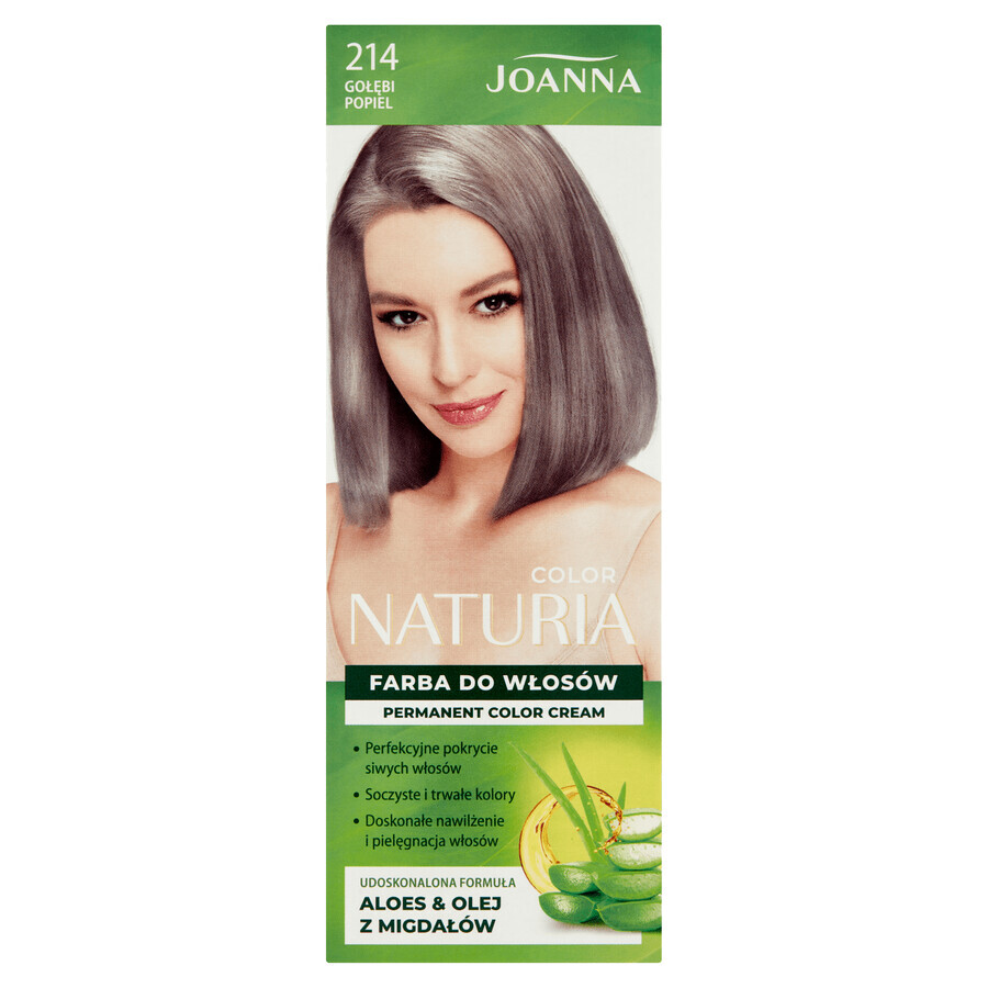 Joanna Naturia Color, vopsea de păr, 214 dove ash