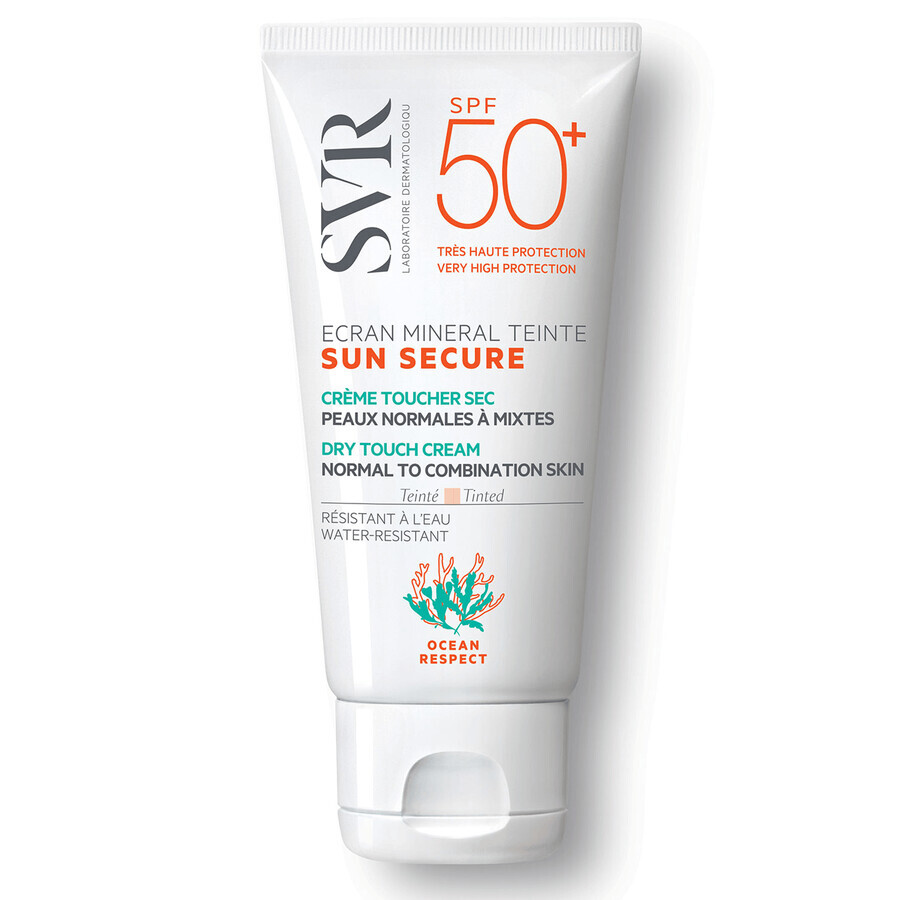 SVR, Sun Secure, Ecran Mineral, Creme, normale Haut, Mischhaut, SPF 50, 60g