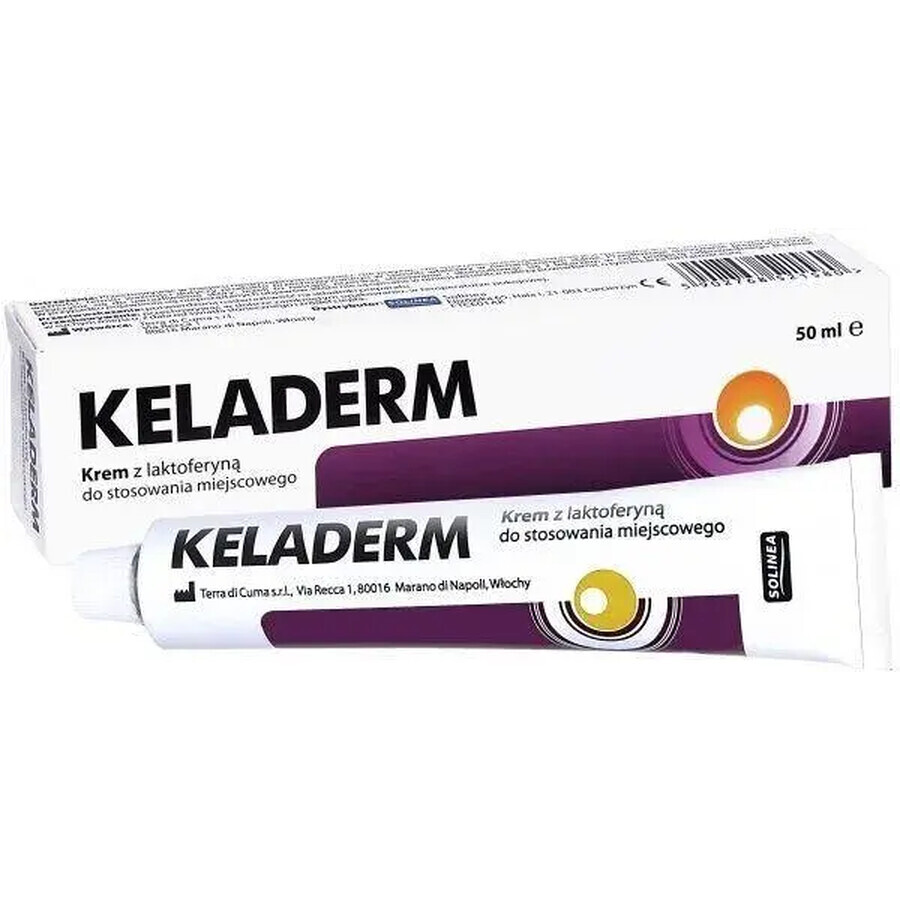 Keladerm, crema de lactoferrina, 50 ml