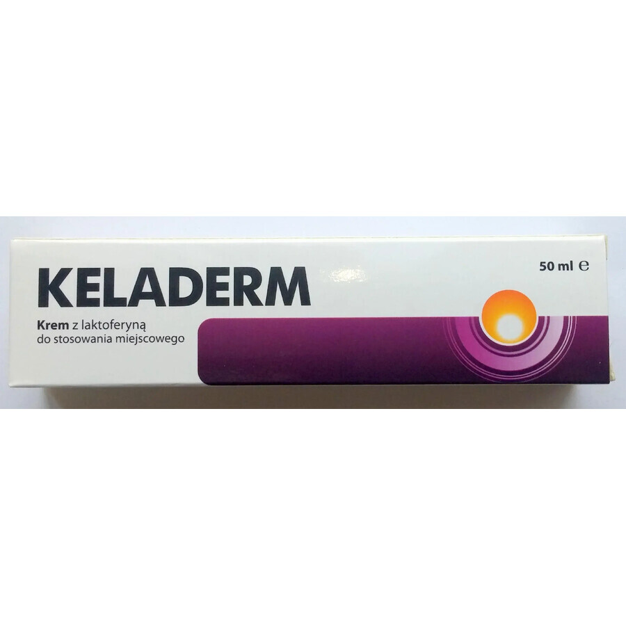 Keladerm, crema de lactoferrina, 50 ml