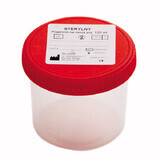 EL-COMP Urine collection container with screw cap, sterile version, 120 ml