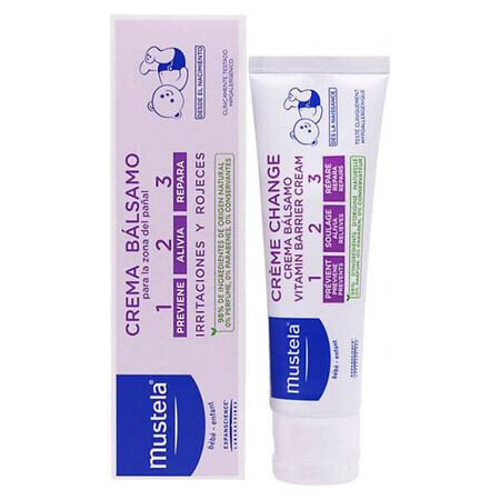 Mustela Bebe Enfant, Wickelcreme 1-2-3, ab Geburt, 150 ml