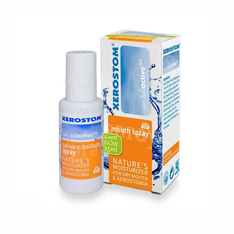 Xerostom moisturizing lip spray, 15 ml