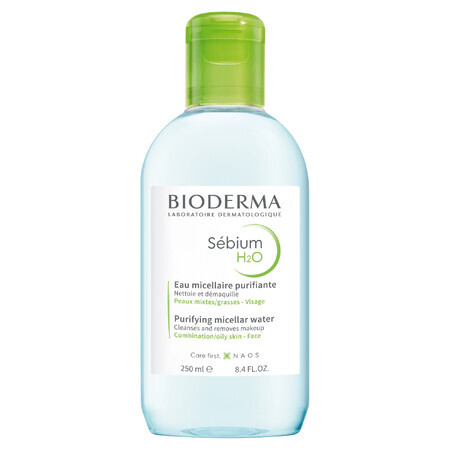 Bioderma, Sebium H2O Augen make-up Entferner, 250 ml