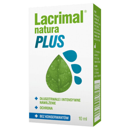 Lacrimal Natura Plus eye drops, 10 ml