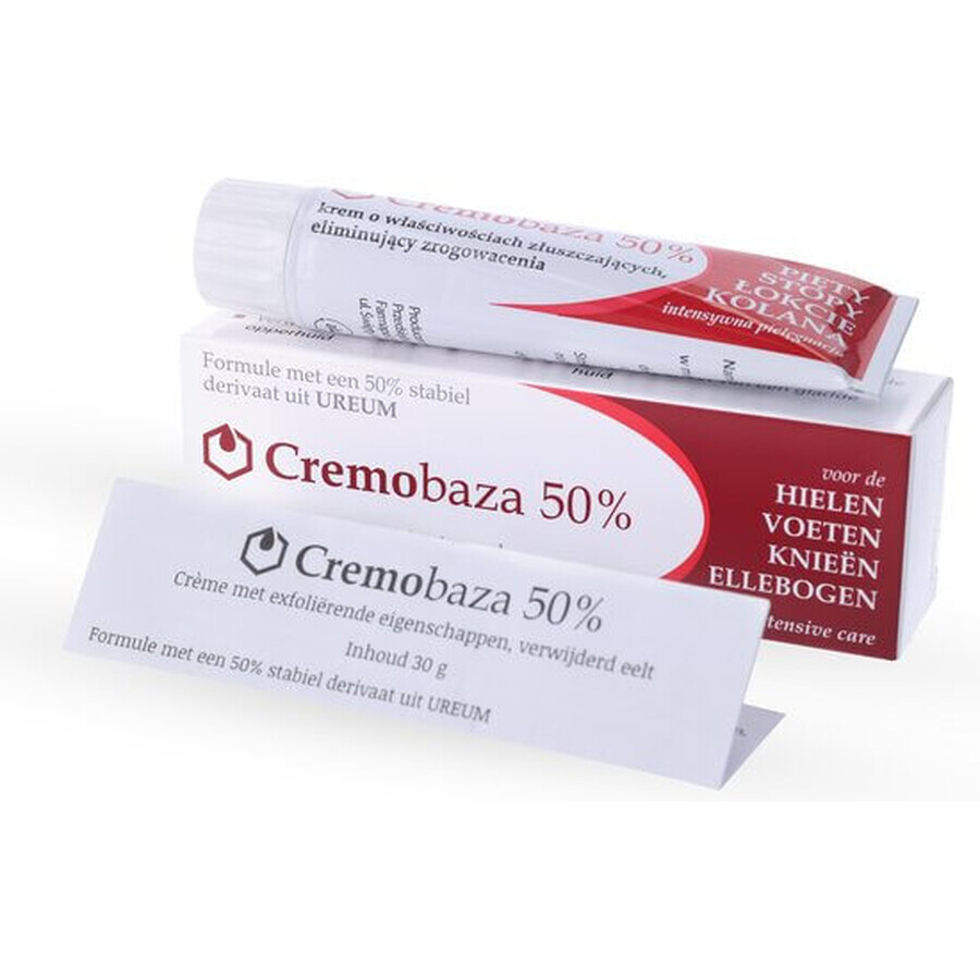 Cremobaza 50% Hornhaut-Creme 30g - Intensive Behandlung zur Beseitigung von Verhornungen