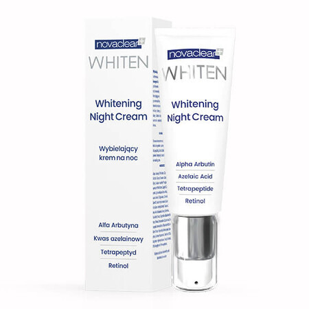 Novaclear Whiten, cremă de față pentru albire, cremă de noapte, 50 ml