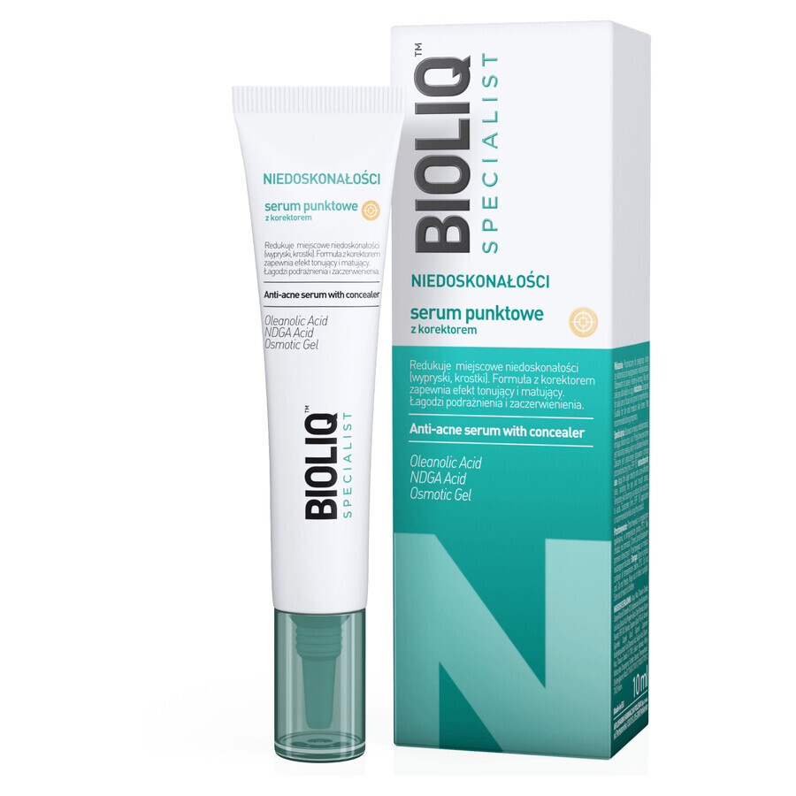 Bioliq Specialist Imperfections, ser pentru imperfecțiuni, ser pentru pete cu corector, 10 ml