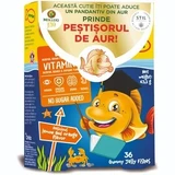 Moller's Omega-3 Fisch, Geleebohnen, Orangen- und Zitronengeschmack, 36 Stück