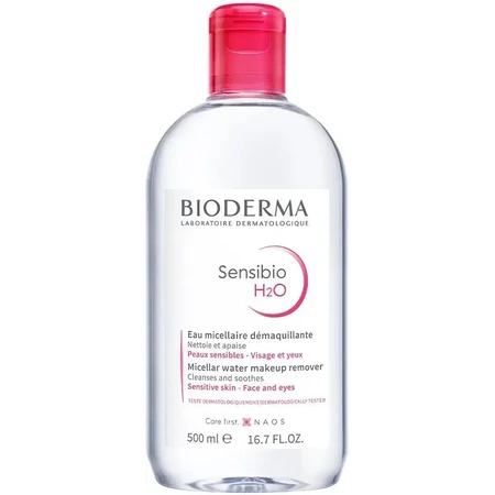 Bioderma Sensibio H2O, micellair water, gevoelige huid, met dispenser, 500 ml