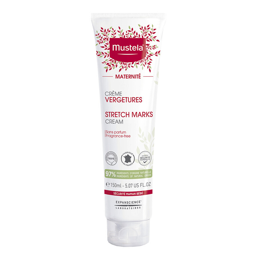 Mustela Maternite, Dehnungsstreifencreme, parfümfrei, 150 ml