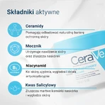 CeraVe SA, gladmakende balsem met ceramiden, ruwe, bobbelige en droge huid, 340 ml