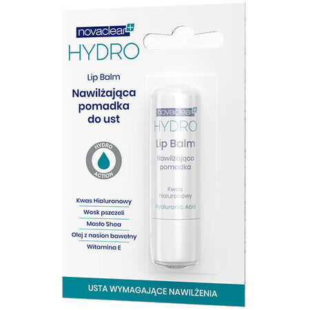 Novaclear Hydro, Feuchtigkeitsspendender Lippenbalsam, 4,9g