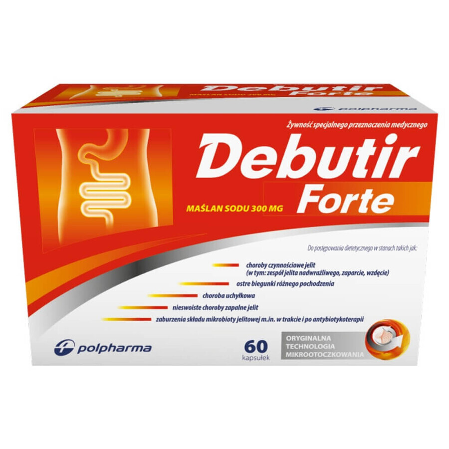 Debutir Forte, 60 Kapseln, Polpharma