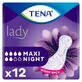 Tena Lady, Spezial-Damenbinden, Maxi Night, 12 St&#252;ck