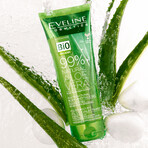 Eveline Cosmetics 99% natuurlijke Aloë Vera, multifunctionele gel voor lichaam en gezicht, verkoelende werking, 250 ml