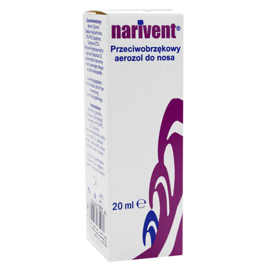 Narivent, abschwellendes Nasenspray, 20 ml