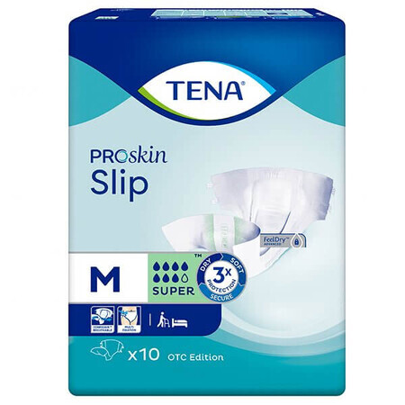 Tena ProSkin Inkontinenzhosen Mittel, 10er Pack