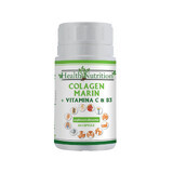 Colagen marin Forte + Vitamina B3 + Vitamina C, 60 tablete, Health Nutrition