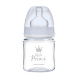 Canpol Babies EasyStart Wide Mouth Baby Bottle Anti-Colic Royal Baby Blue From Birth 120ml