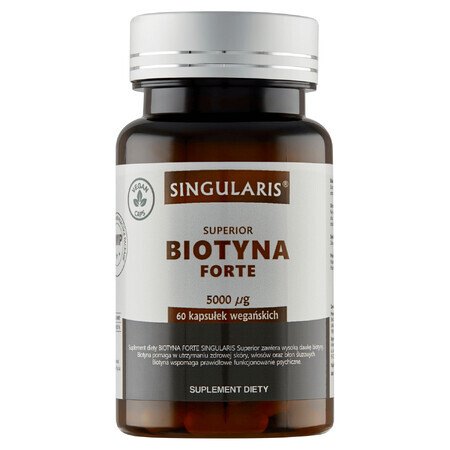 Singularis Superior Biotin Forte 5000 µg, 60 vegan capsules