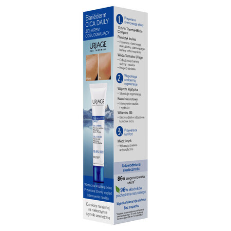 Uriage Bariederm CICA Daily, gel-crema reparador para pieles sensibles, 40 ml