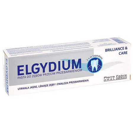 Elgydium Brillance&Care, Zahnpasta gegen Flecken, 30 ml