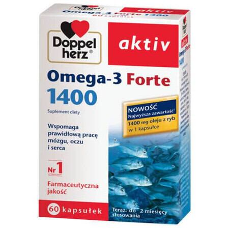 Omega-3 Forte Kapseln von Doppelherz Aktiv