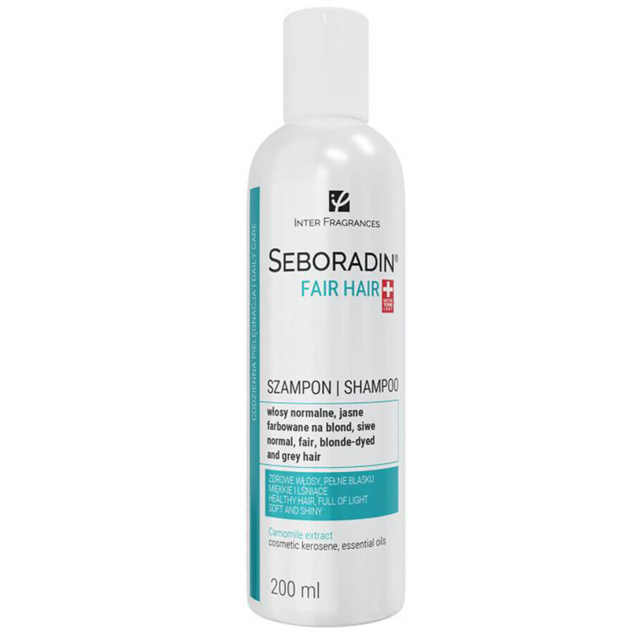 Seboradin, Fair Hair Szampon, 200 ml - Dugi termin wanoci!