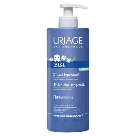 Uriage Bebe 1st, lapte hidratant pentru bebeluși, 500 ml