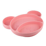 Piatto Diviso in Silicone con Ventosa Orsetto Rosa 51/401 - Canpol