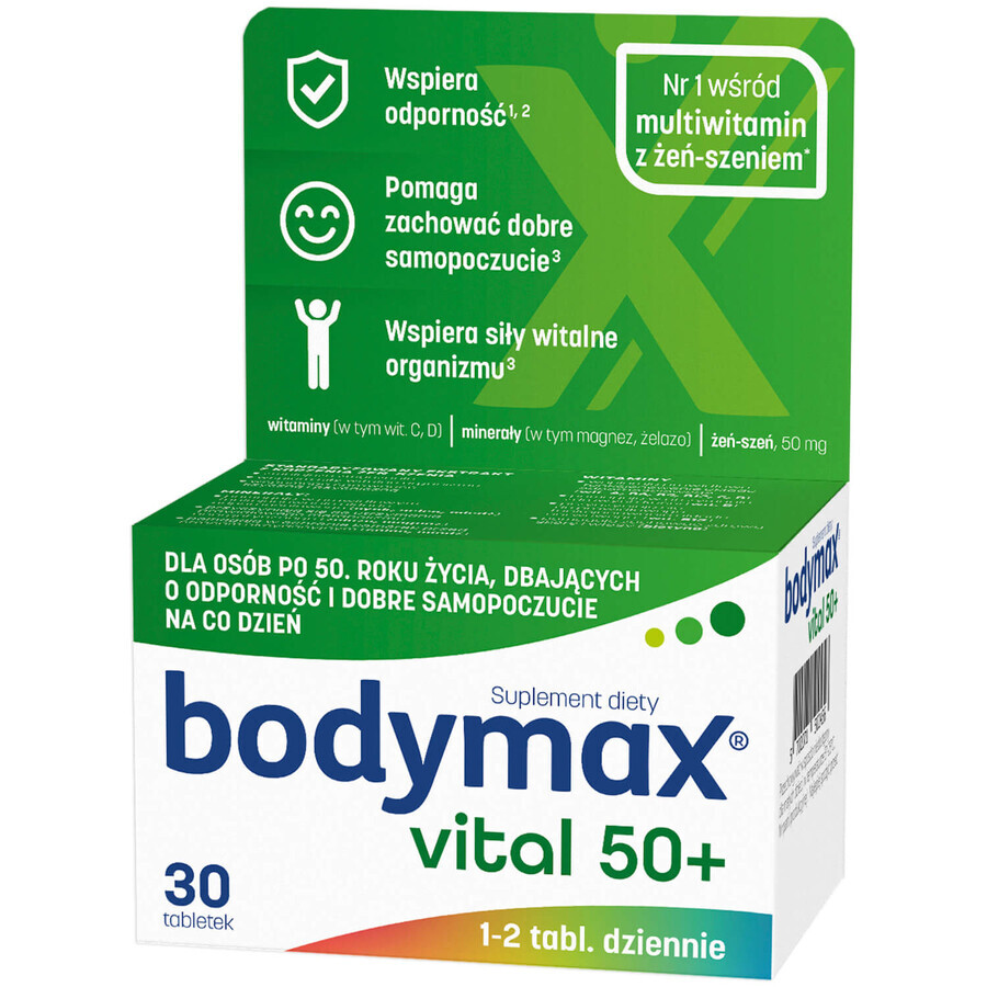 Körpermax Vital 50+, 30 Tabletten