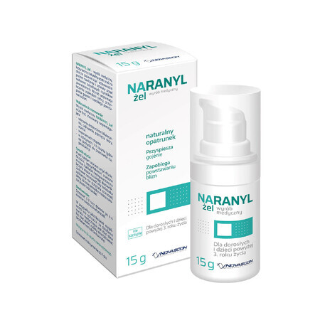 Naranyl, gel for adults and children over 3 years of age, with silver, 15g