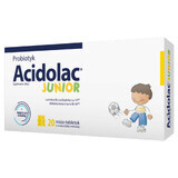 Acidolac Junior Weiße Schokolade Geschmack, 20 Tabletten