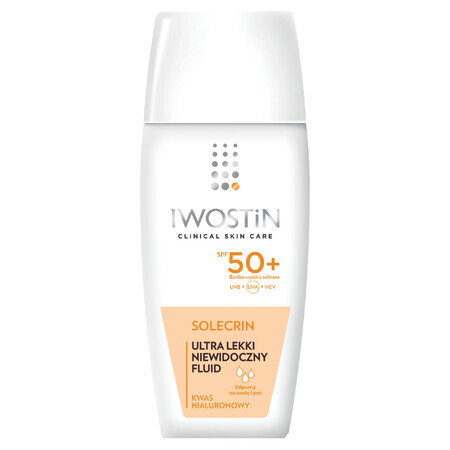 Iwostin Solecrin, Ultra Leichte Unsichtbare Flüssigkeit LSF 50+, 40 ml