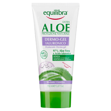 Equilibra, Extra Aloesowy Dermo-Gel mit Hyaluronsäure, 150 ml