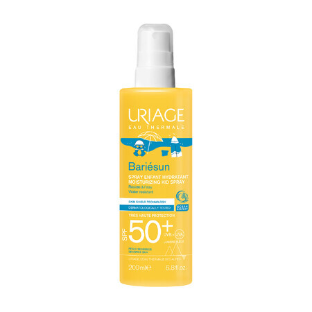 Uriage Bariesun, vochtinbrengende spray voor kinderen, SPF 50+, 200 ml