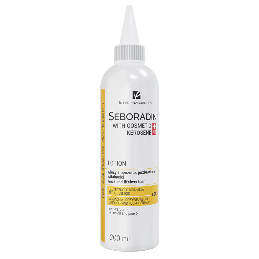 Seboradin mit kosmetischem Kerosin, Lotion für müdes, lebloses Haar, 200 ml