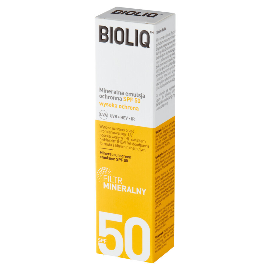 Bioliq SPF, protective mineral emulsion, SPF 50, 30 ml