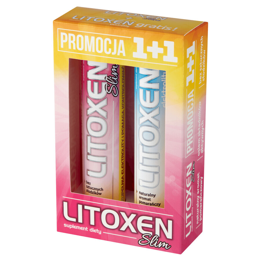 Litoxen Slim 20 + Litoxen 20 Muskelentspannung Brausetabletten