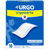 Urgo, Urgosterile 10 cm x 15 cm, Packung mit 10 Stück