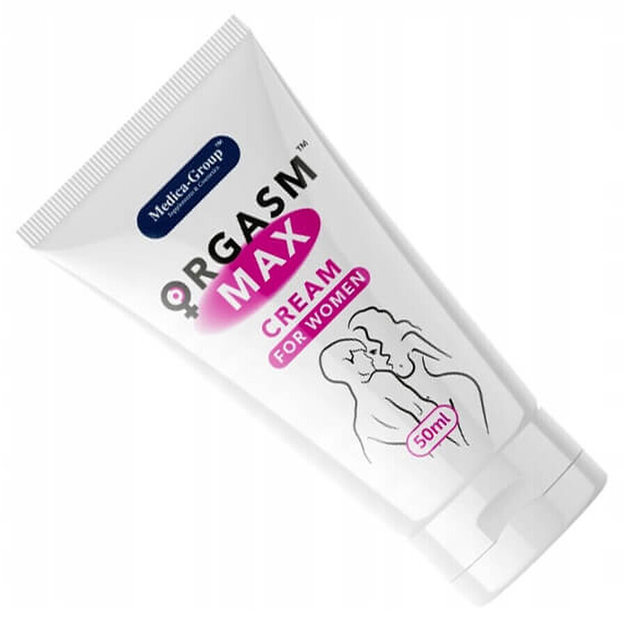 Medica-Group Orgasm Max Cream for Woman, Cremă intimă pentru îmbunătățirea orgasmului, 50 ml