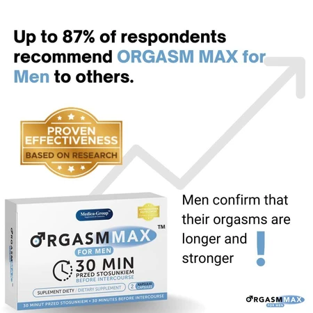 Medica-Group Orgasm Max for men, 2 capsules