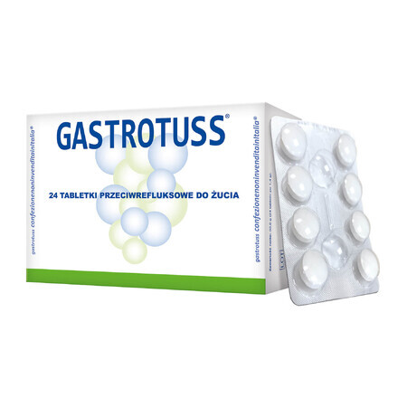 Gastrotuss, 24 Kautabletten