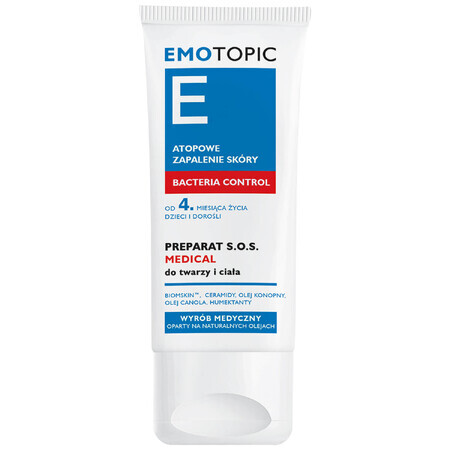 Pharmaceris E Emotopic Bacteria Control, medical SOS for face and body from the age of 4 months, 30 ml