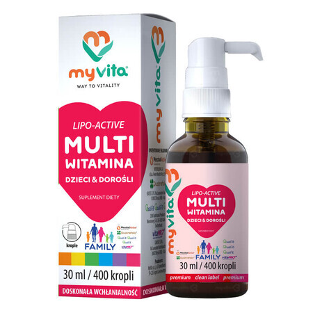 MyVita Mehrfachvitamin Tropfen, 30 ml