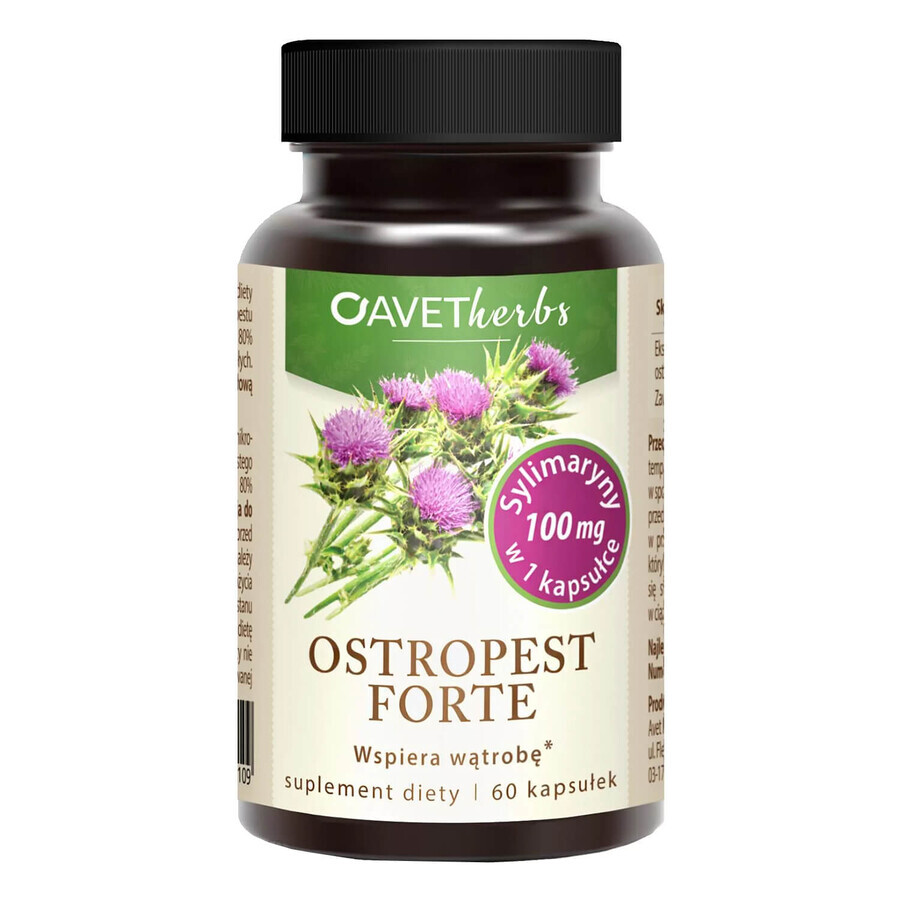 Avet Herbs Thistle Forte, 60 capsule