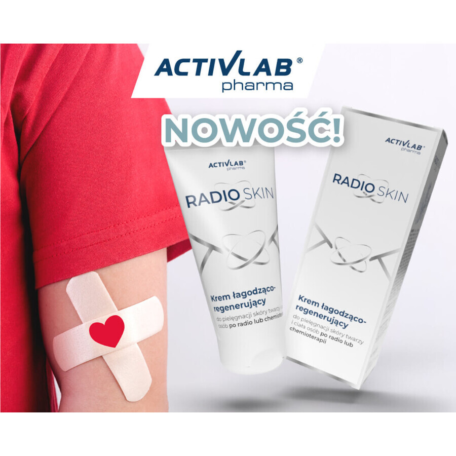 Activelab Pharma RadioSkin, crème apaisante et régénérante visage et corps, après radio- et chimiothérapie, 150 ml