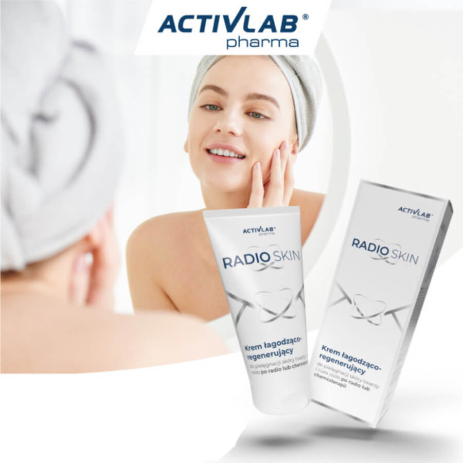 Activelab Pharma RadioSkin, crème apaisante et régénérante visage et corps, après radio- et chimiothérapie, 150 ml