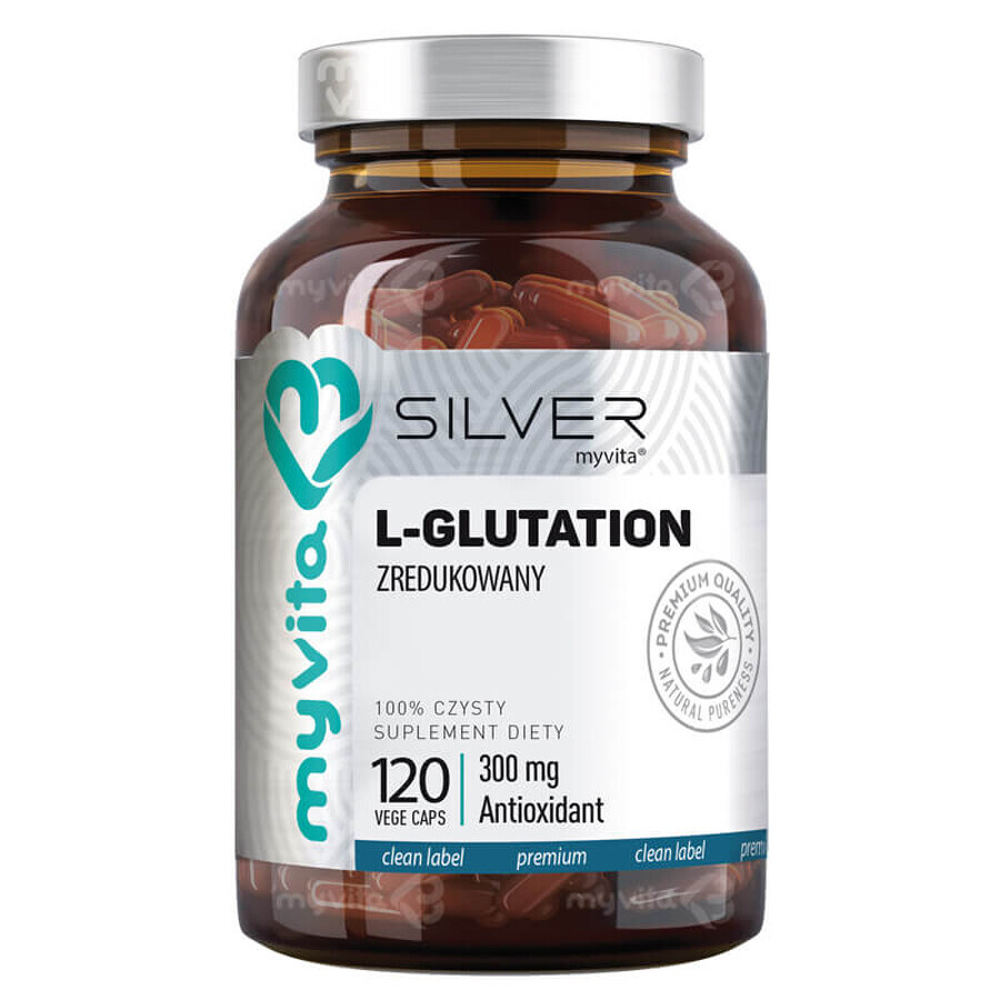 MyVita L-Glutathione reduced, 120 vegetable capsules